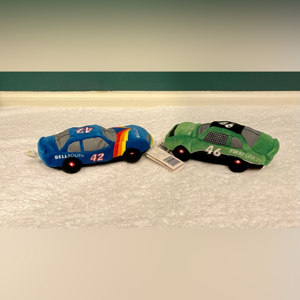 Lot of 4 NASCAR Beanie Racers #3, #13, #42 & #46. Displayed only.• - Picture 5 of 12